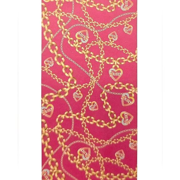 Juicy Couture Home Heart Chains Oversized Beach Towel - Picture 2 of 6